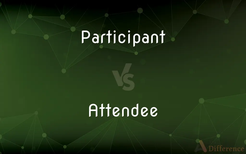 Participant vs. Attendee — What's the Difference?