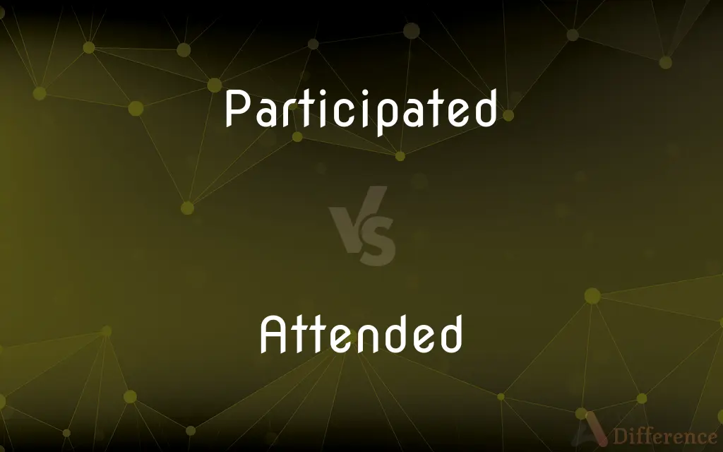 Participated vs. Attended — What's the Difference?
