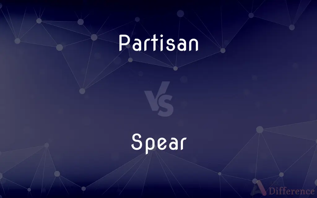 Partisan vs. Spear — What's the Difference?