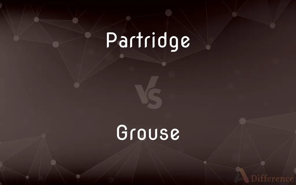 Partridge vs. Grouse — What's the Difference?