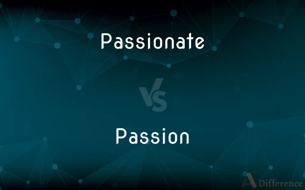Passionate vs. Passion — What's the Difference?