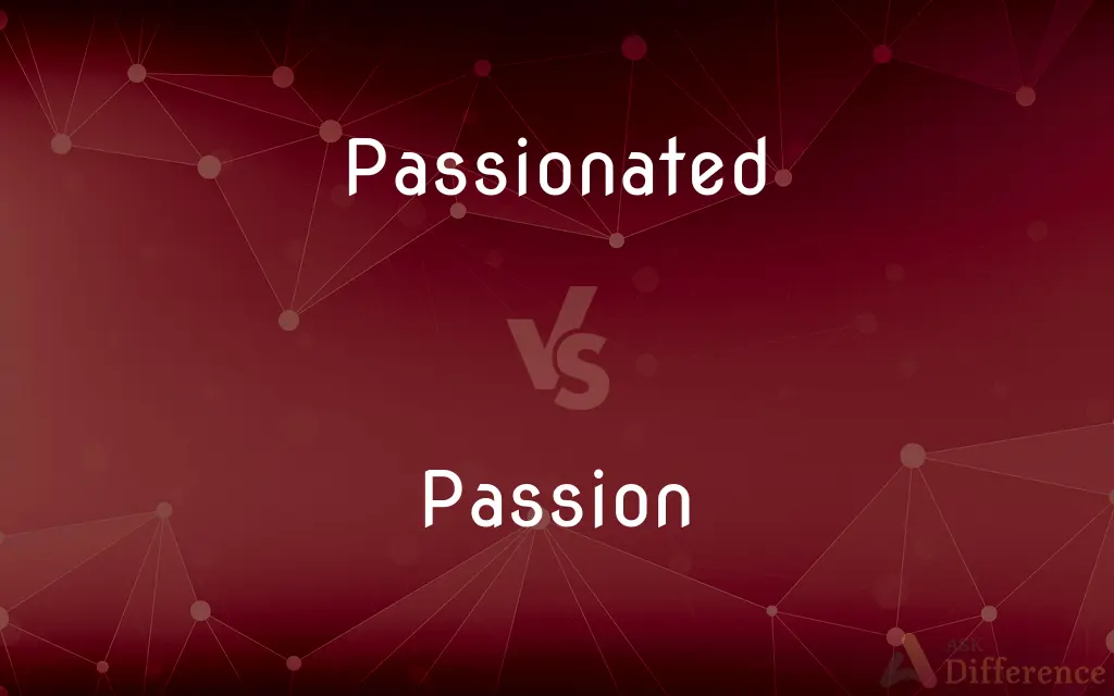 Passionated vs. Passion — What's the Difference?