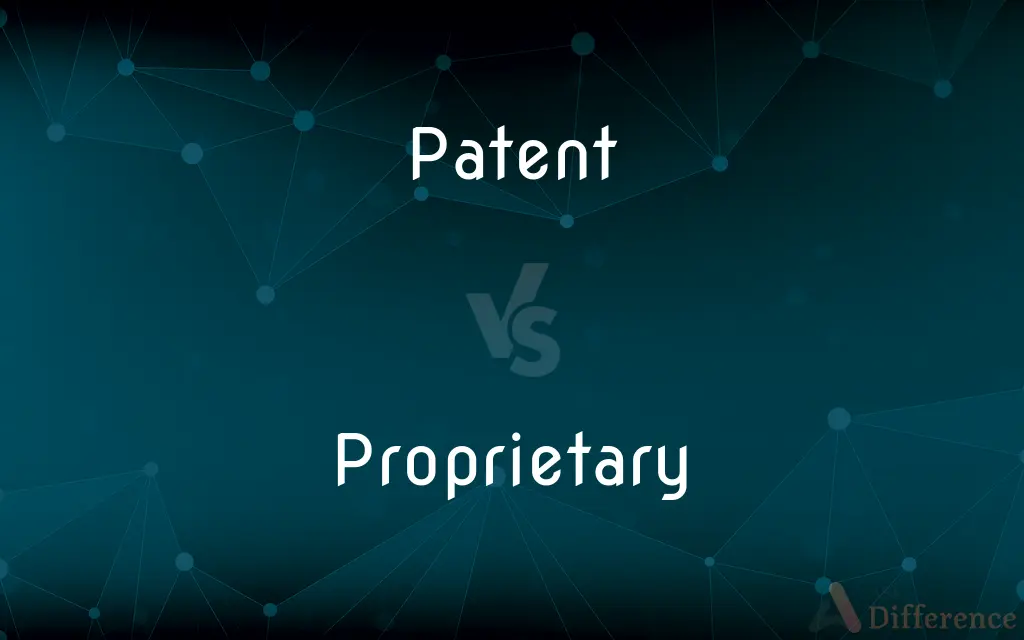 Patent vs. Proprietary — What's the Difference?