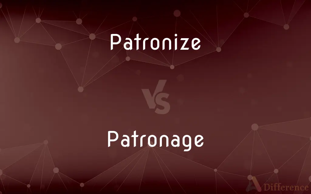 Patronize vs. Patronage — What's the Difference?