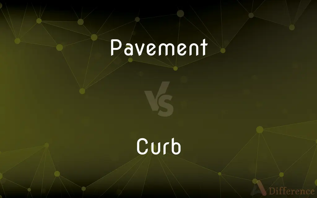 Pavement vs. Curb — What's the Difference?