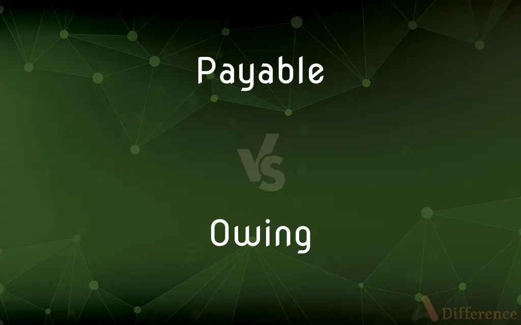 Payable vs. Owing — What's the Difference?