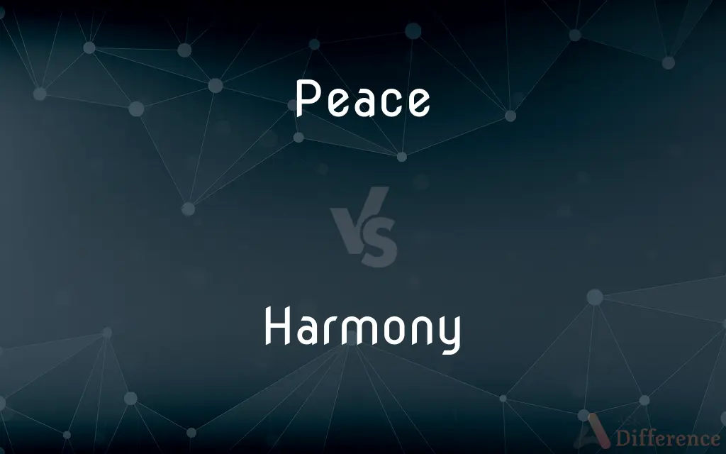 Peace vs. Harmony — What's the Difference?
