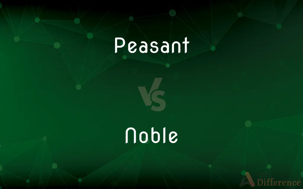 Peasant vs. Noble — What's the Difference?