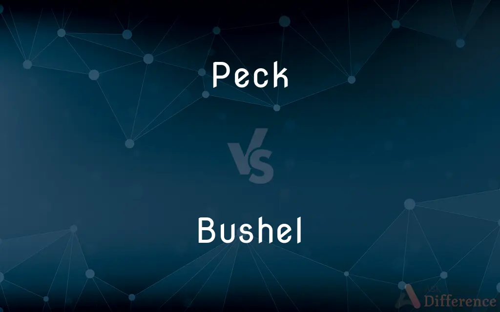 Peck vs. Bushel — What's the Difference?
