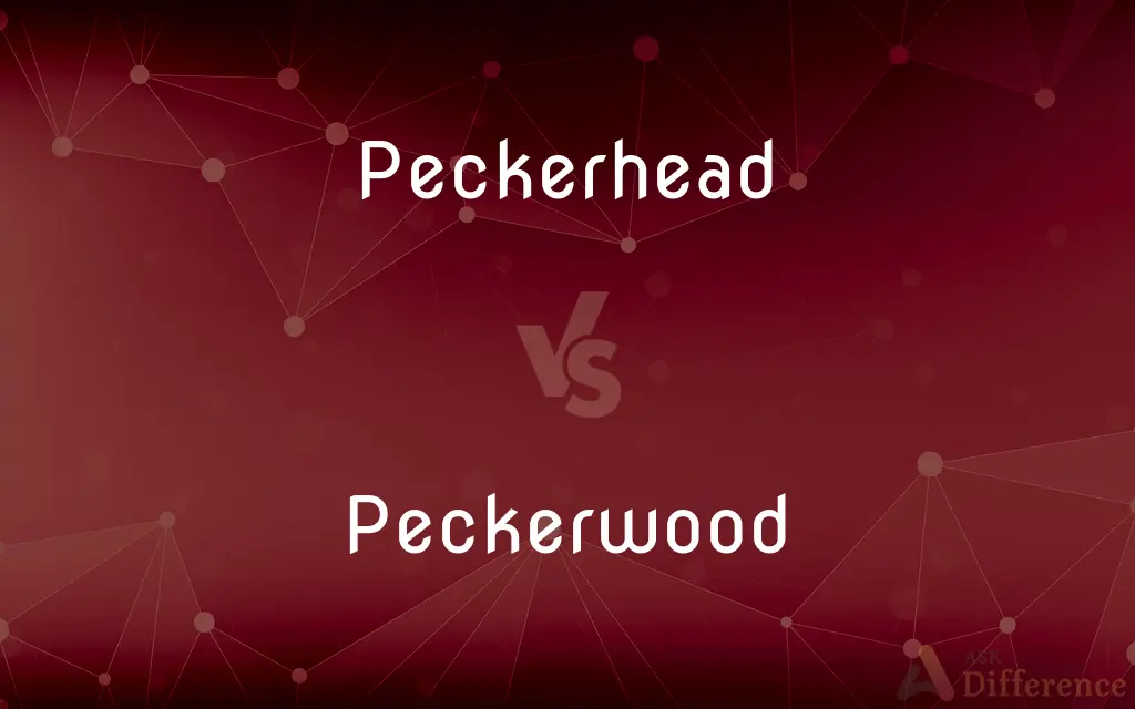 Peckerhead vs. Peckerwood — What's the Difference?