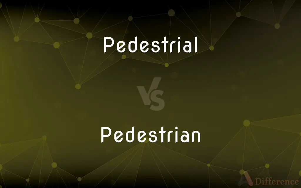 Pedestrial vs. Pedestrian — Which is Correct Spelling?