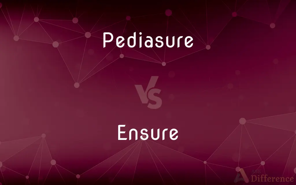 Pediasure vs. Ensure — What's the Difference?
