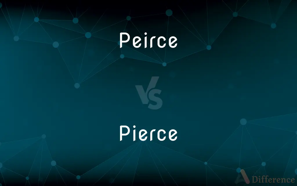 Peirce vs. Pierce — Which is Correct Spelling?