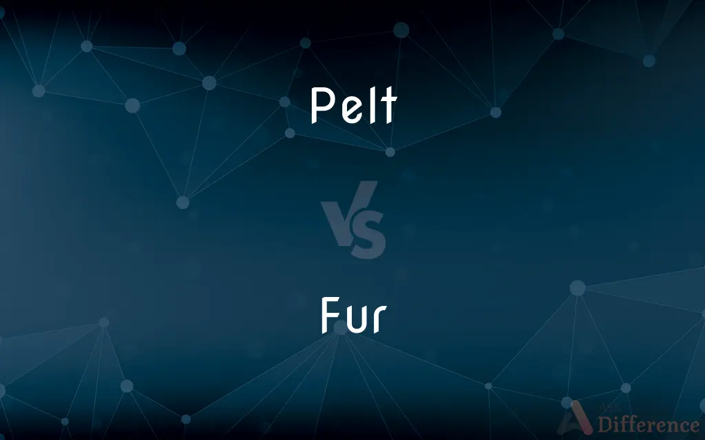 Pelt vs. Fur — What's the Difference?