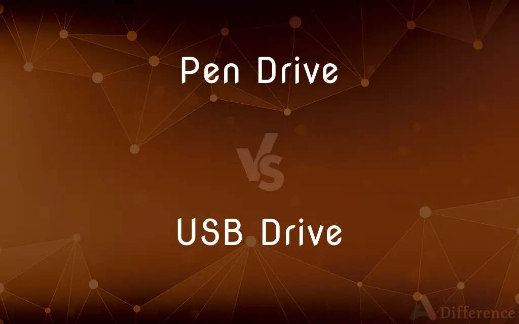 Pen Drive vs. USB Drive — What's the Difference?