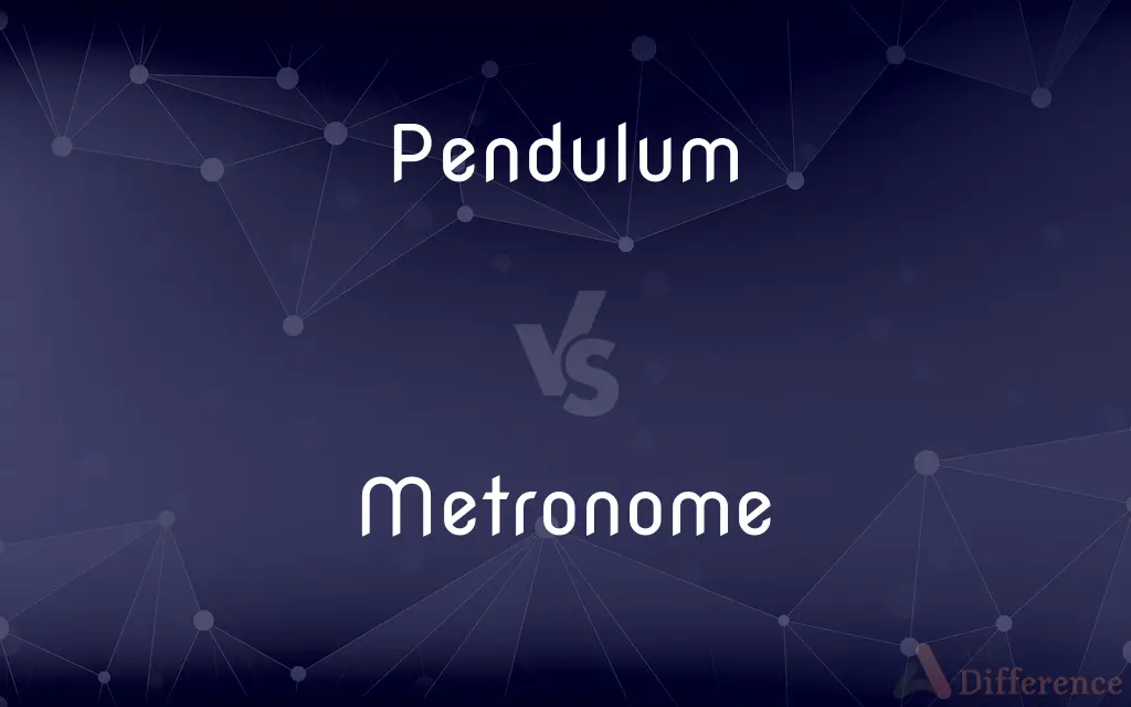 Pendulum vs. Metronome — What's the Difference?