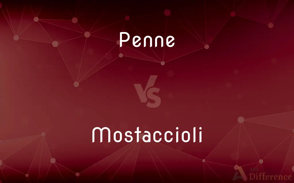 Penne vs. Mostaccioli — What's the Difference?