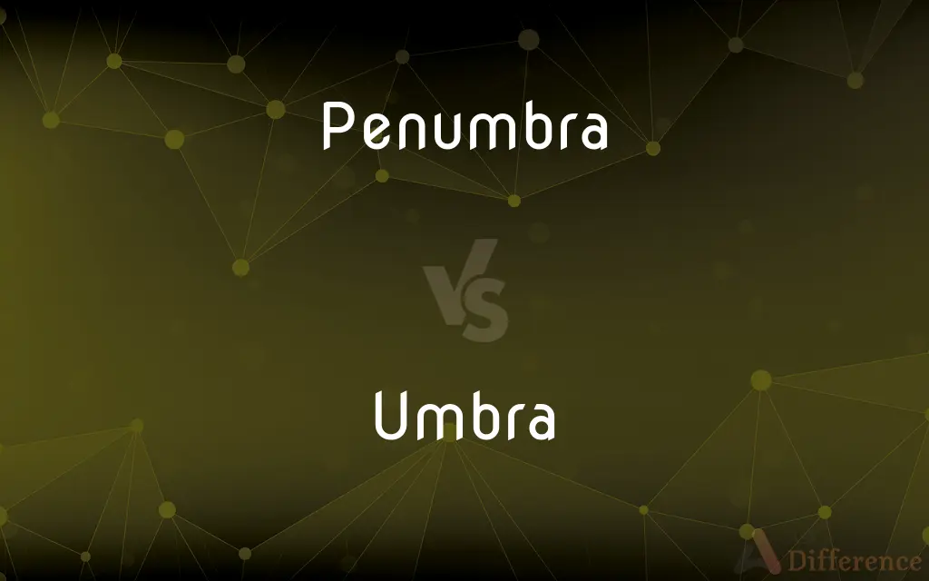 Penumbra vs. Umbra — What's the Difference?