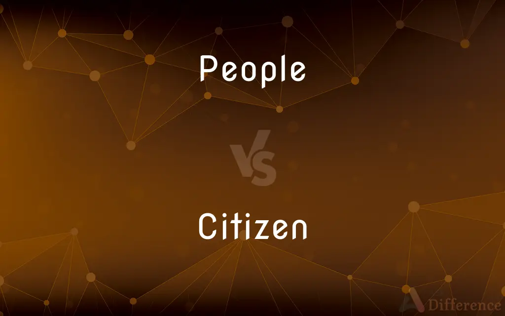 People vs. Citizen — What's the Difference?