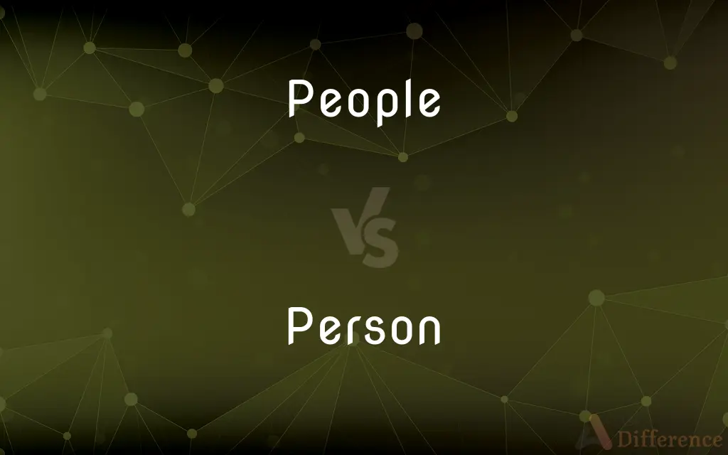People vs. Person — What's the Difference?