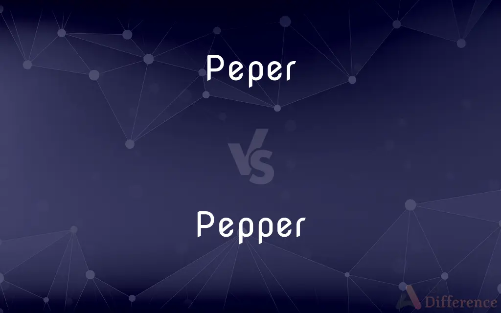 Peper vs. Pepper — Which is Correct Spelling?
