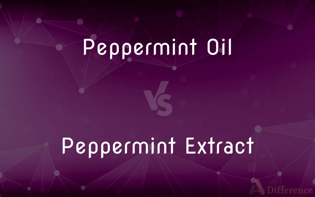 Peppermint Oil vs. Peppermint Extract — What's the Difference?