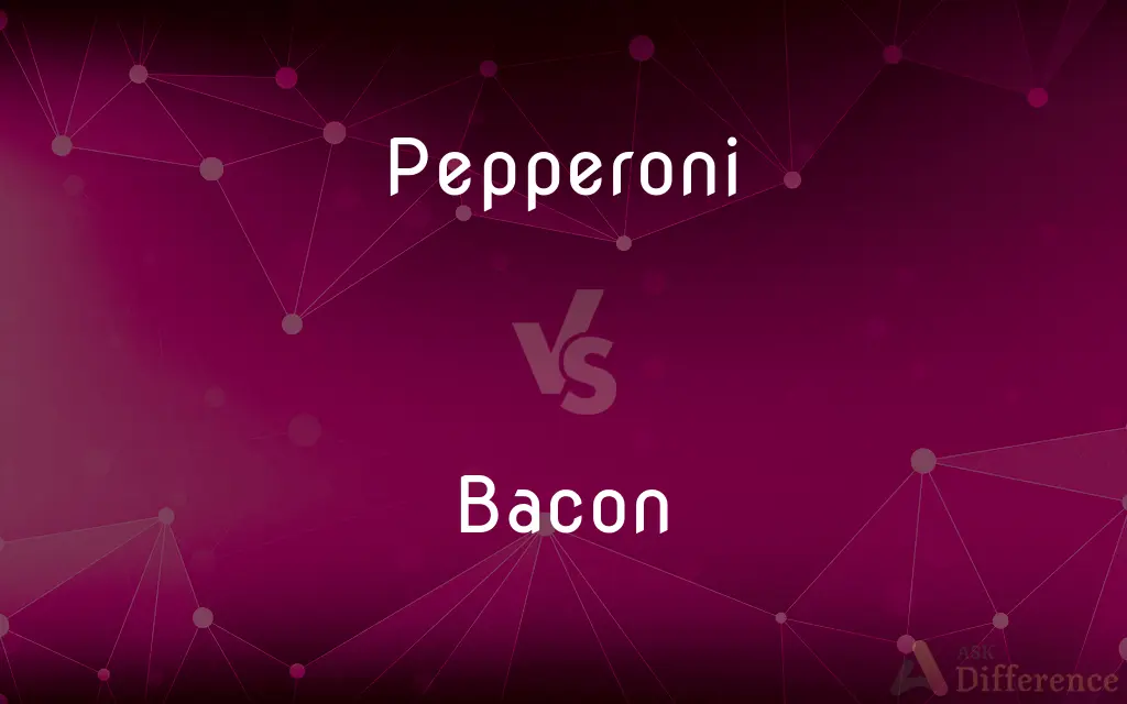 Pepperoni vs. Bacon — What's the Difference?