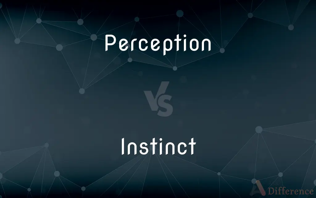 Perception vs. Instinct — What's the Difference?