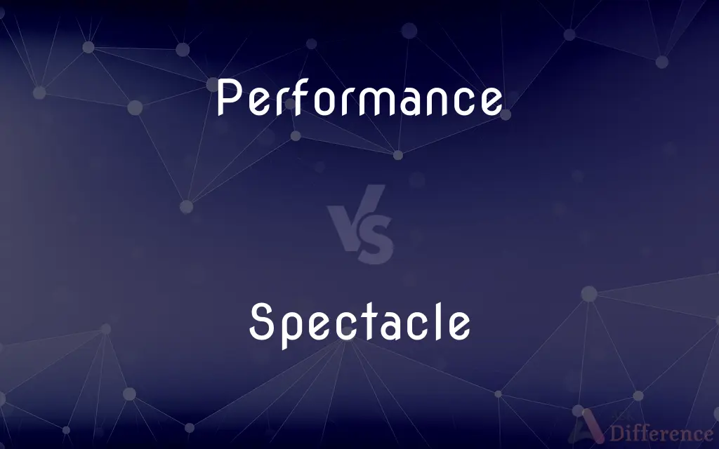 Performance vs. Spectacle — What's the Difference?