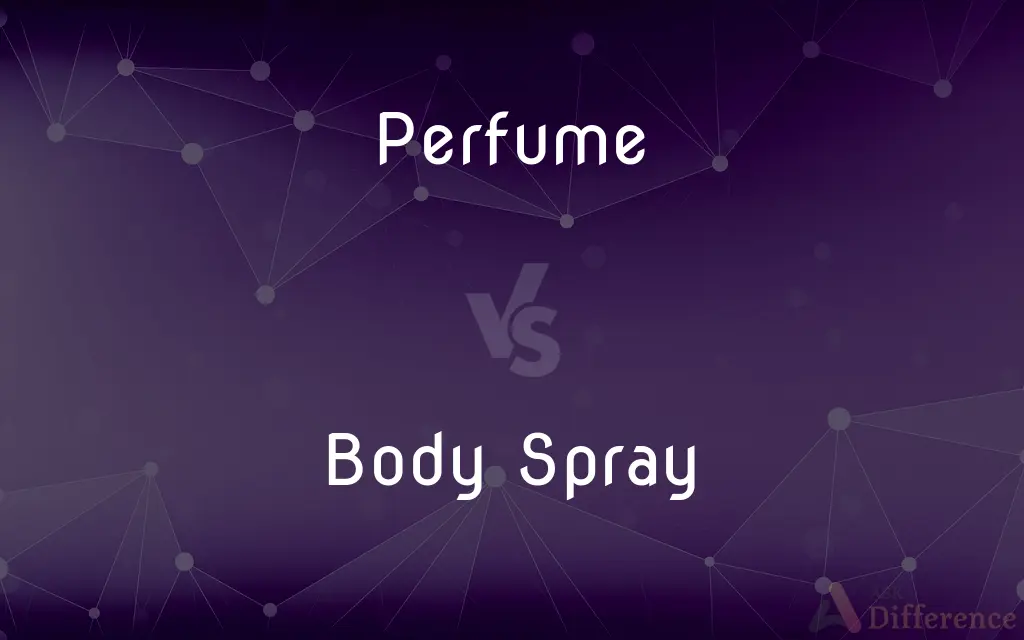 Perfume vs. Body Spray — What's the Difference?