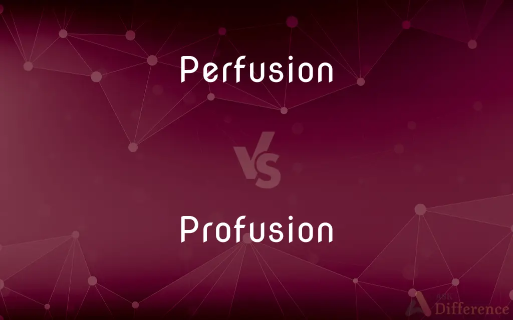 Perfusion vs. Profusion — What's the Difference?
