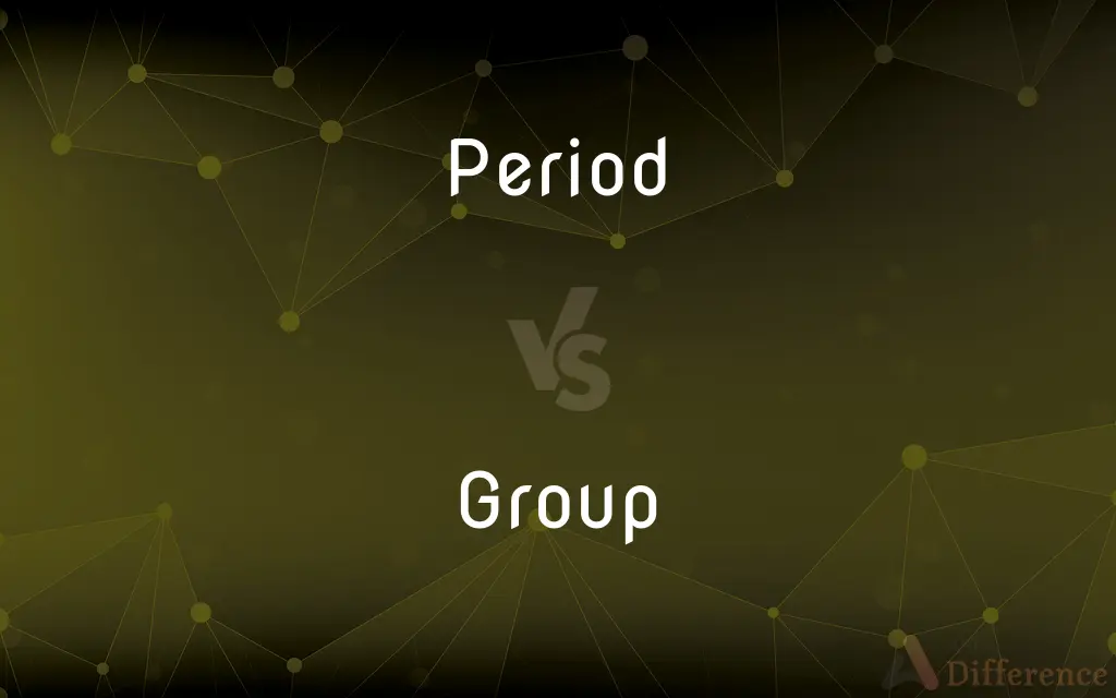 Period vs. Group — What's the Difference?