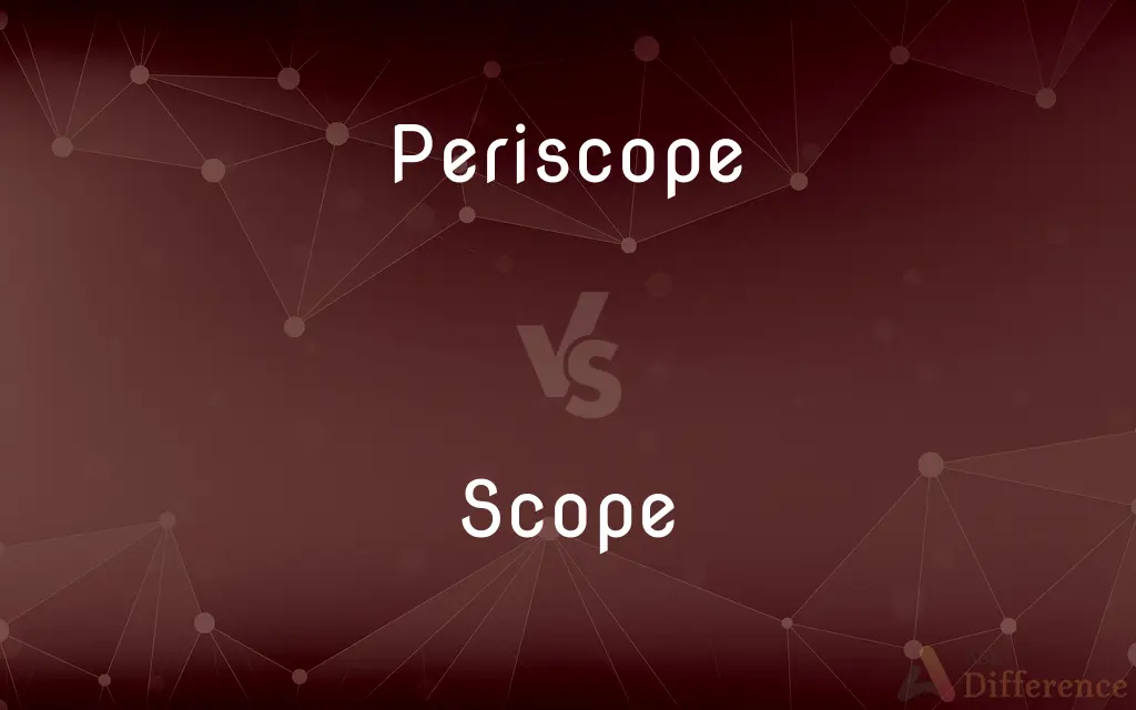 Periscope vs. Scope — What's the Difference?