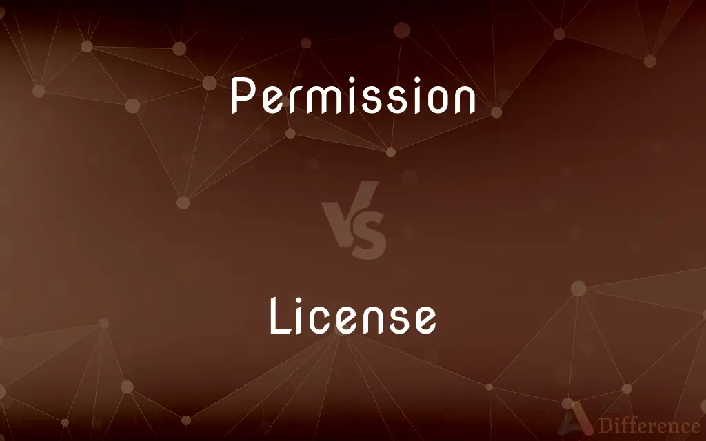 Permission vs. License — What's the Difference?