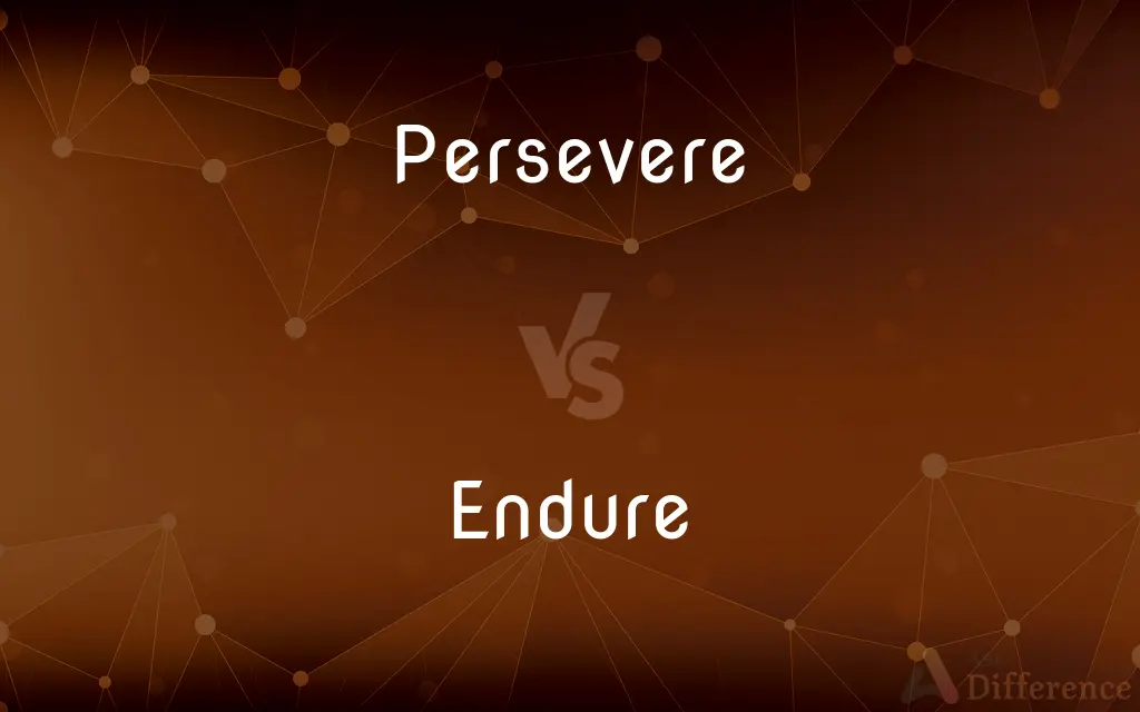 Persevere vs. Endure — What's the Difference?