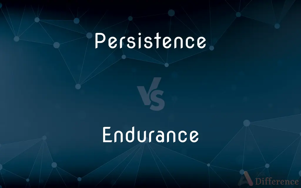 Persistence vs. Endurance — What's the Difference?