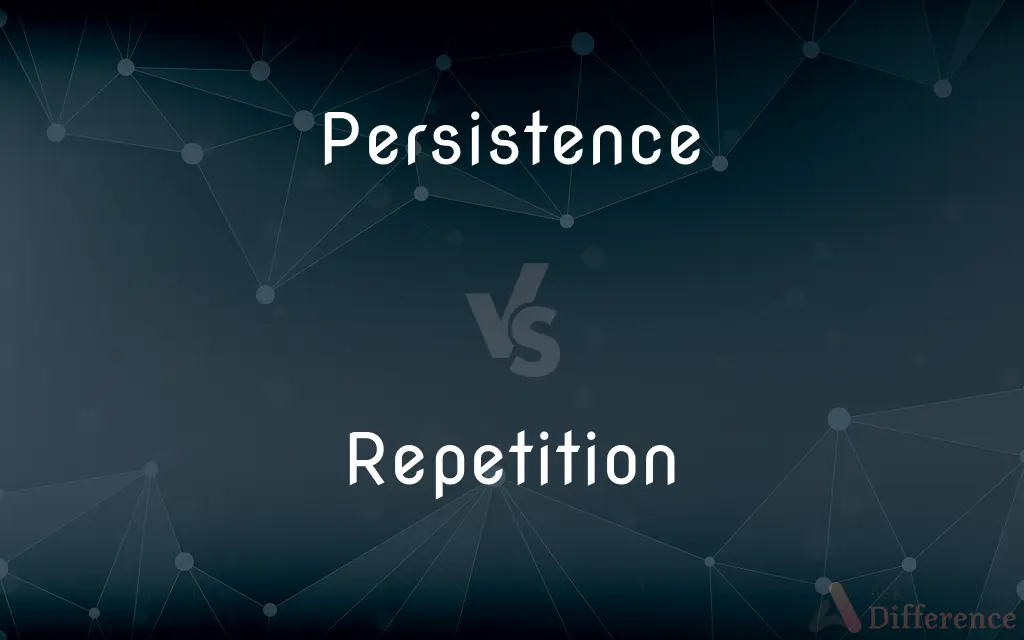 Persistence vs. Repetition — What's the Difference?