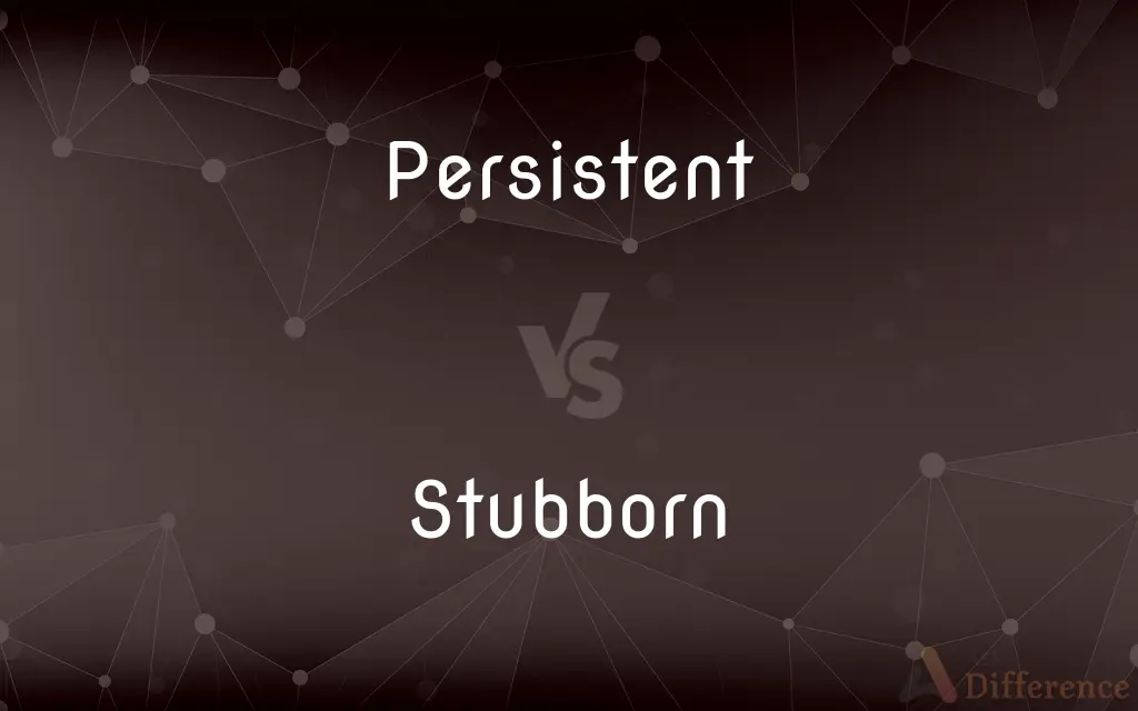 Persistent vs. Stubborn — What's the Difference?