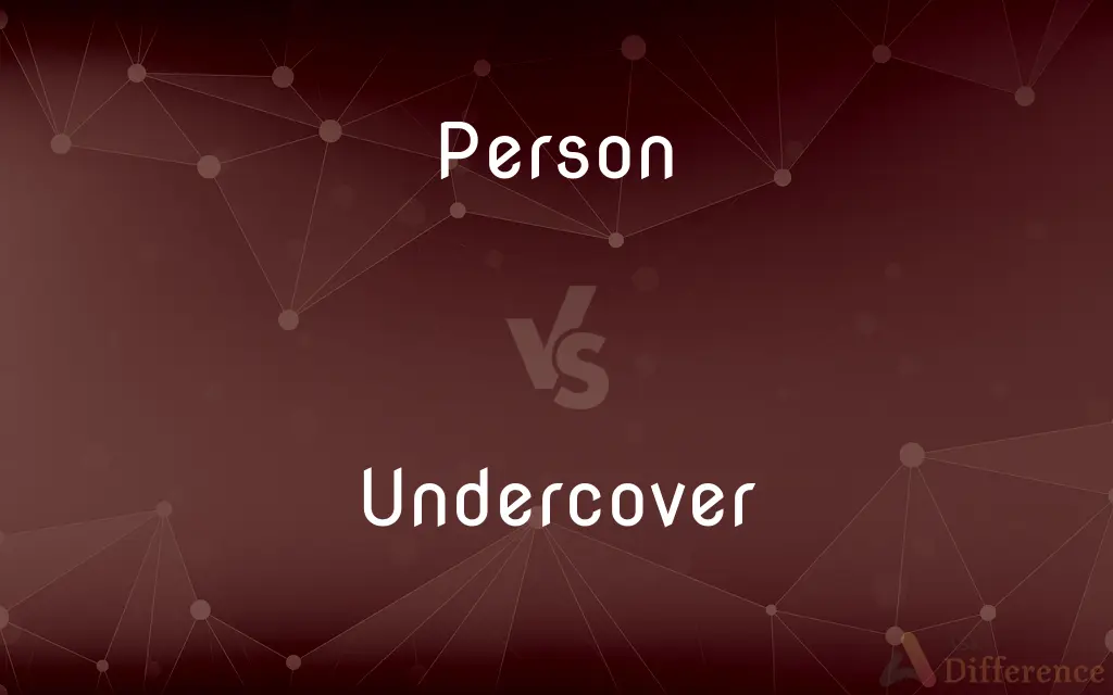 Person vs. Undercover — What's the Difference?