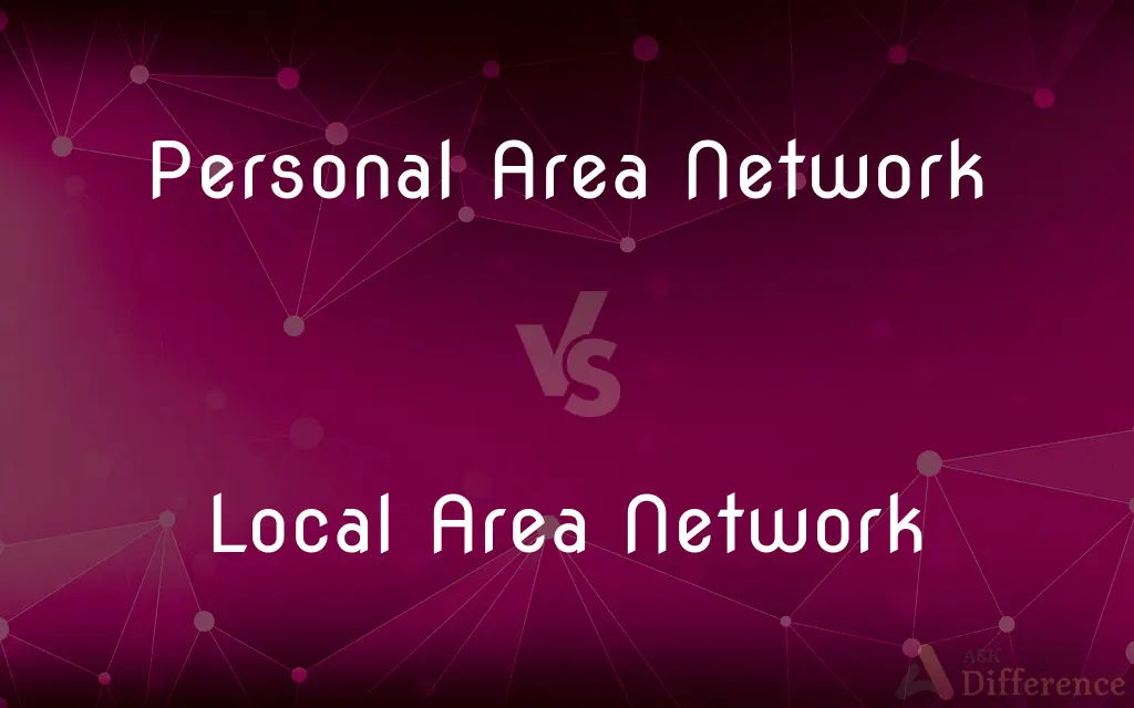 Personal Area Network vs. Local Area Network — What's the Difference?