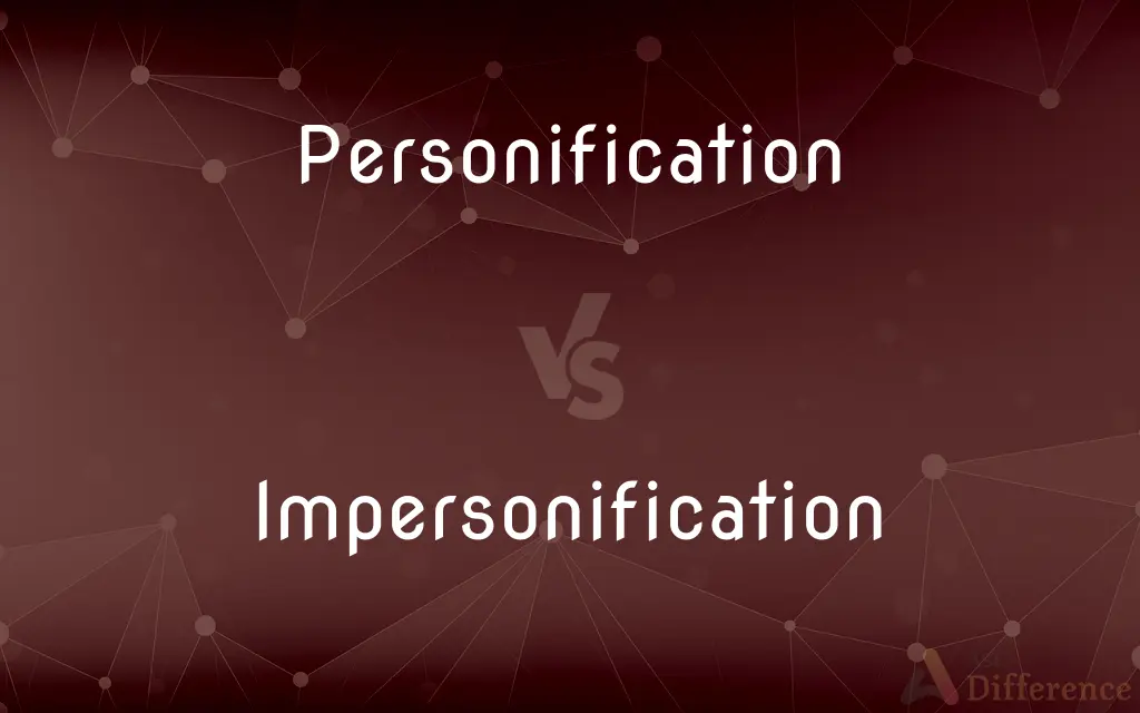 Personification vs. Impersonification — What's the Difference?