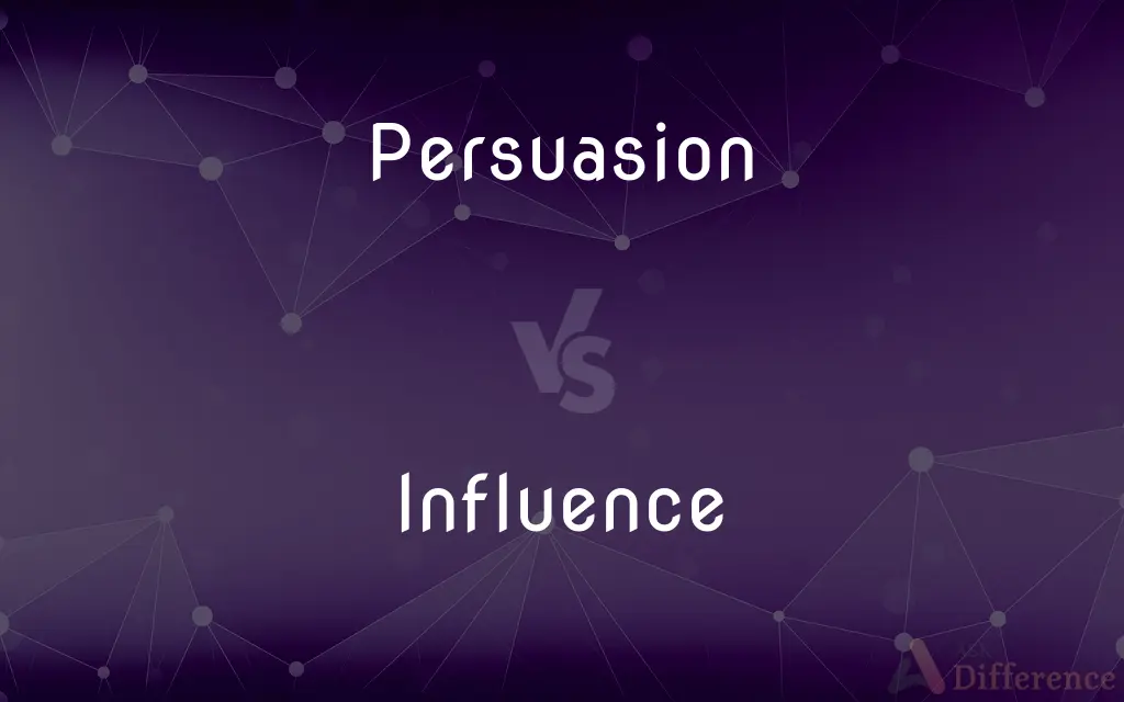 Persuasion vs. Influence — What's the Difference?