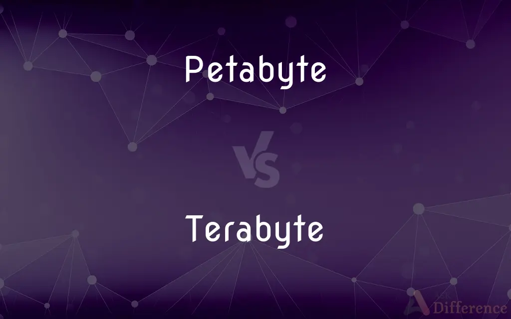 Petabyte vs. Terabyte — What's the Difference?
