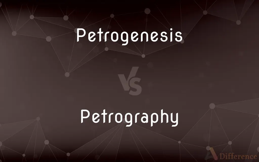 Petrogenesis vs. Petrography — What's the Difference?