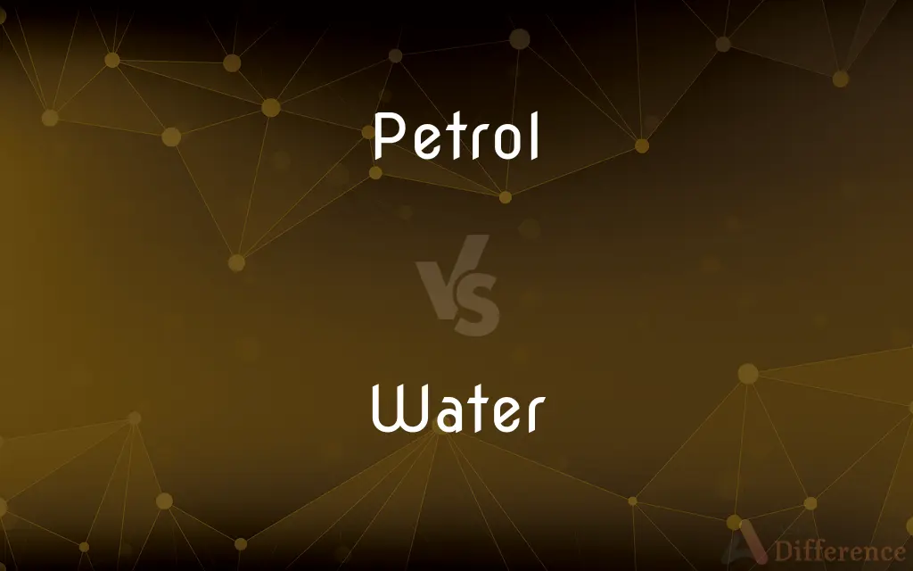Petrol vs. Water — What's the Difference?