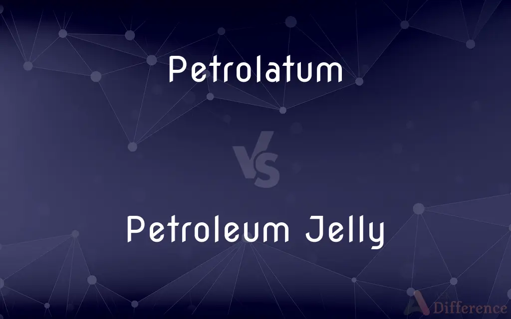 Petrolatum vs. Petroleum Jelly — What's the Difference?