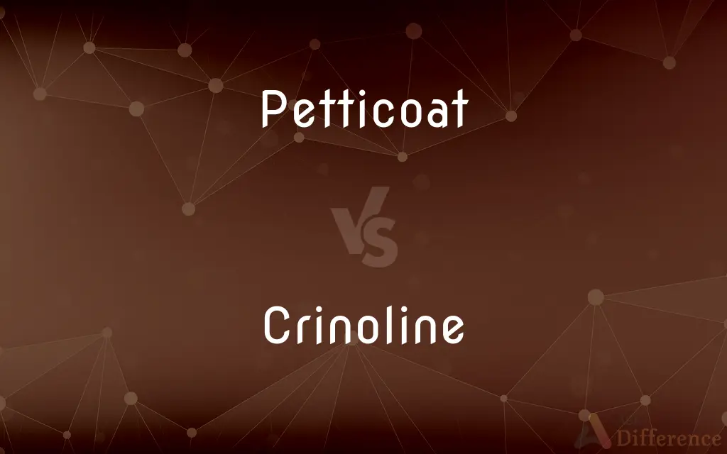 Petticoat vs. Crinoline — What's the Difference?