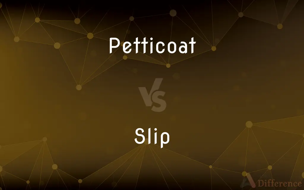 Petticoat vs. Slip — What's the Difference?