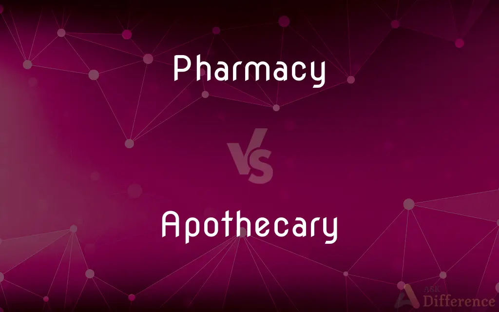 Pharmacy vs. Apothecary — What's the Difference?