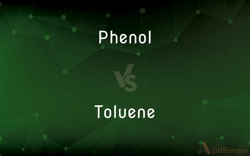 Phenol vs. Toluene — What's the Difference?
